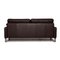Dark Brown Leather Ego 2-Seat Sofa by Rolf Benz 8
