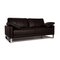 Dunkelbraunes Ego 2-Sitzer Ledersofa von Rolf Benz 6