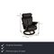 Black Leather Magic Armchair with Stool and Relax Function from Stressless 2