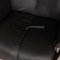 Black Leather Magic Armchair with Stool and Relax Function from Stressless 6