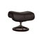 Black Leather Magic Armchair with Stool and Relax Function from Stressless 13
