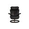 Black Leather Magic Armchair with Stool and Relax Function from Stressless, Image 9