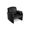 Dark Blue Leather DS 320 Lounge Chair from De Sede 1
