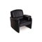 Dark Blue Leather DS 320 Lounge Chair from De Sede, Image 1