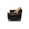 Dunkelbraunes Leder 3-Sitzer Sofa von Machalke 11