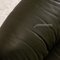 Dark Green Leather 2-Seat Sofa from Nieri 7