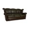 Dark Green Leather 3-Seat Sofa from Nieri 11