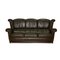 Dark Green Leather 3-Seat Sofa from Nieri, Image 1