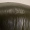 Dark Green Leather 3-Seat Sofa from Nieri 6