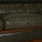 Dark Green Leather 3-Seat Sofa from Nieri 3