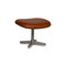 Brown Leather Athena Relax Armchair with Stool from BoConcept 11