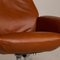 Brown Leather Athena Relax Armchair with Stool from BoConcept 4