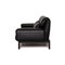 Black Leather Plura 2-Seat Sofa with Sleeping Function by Rolf Benz 11