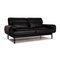 Black Leather Plura 2-Seat Sofa with Sleeping Function by Rolf Benz 8