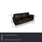 Dark Brown Leather Ego 2-Seat Sofa and 2 Lounge Chairs by Rolf Benz, Set of 3 2