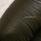 Dark Green Leather 3-Seat and 2-Seat Sofa from Nieri, Set of 2 11