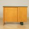 Leatherette, Beech and Veneer Writing Desk, Italy, 1960s 11