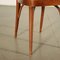 Stained Beech, Foam and Leatherette Chairs, Italy, 1950s, Set of 4, Image 7