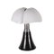 Table Lamp in Metal and Aluminum by Gae Aulenti for Martinelli Luce, Italy, 1980s, Image 1