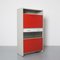 5600 Wall Unit with Red Desk and Light from Gispen 1