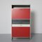 5601 Wall Unit with Red Desk and Light from Gispen 4