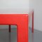 Long Red Fibreglass School Table 6