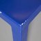 Long Blue Fibreglass School Table 9