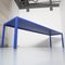 Long Blue Fibreglass School Table, Image 3