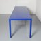 Long Blue Fibreglass School Table 10
