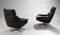Mid-Century Danish Leather Lounge Chairs by Werner Langenfeld, 1970s, Set of 2 2