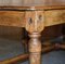 Victorian Ship Refectory Dining Table with Phosphor Bronze Feet, 1860s, Image 9