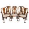Victorian Walnut Shepherd's Crook Dining Chairs with Claw & Ball Feet, 1880s, Set of 6, Image 1