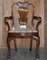 Victorian Walnut Shepherd's Crook Dining Chairs with Claw & Ball Feet, 1880s, Set of 6 16