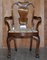 Victorian Walnut Shepherd's Crook Dining Chairs with Claw & Ball Feet, 1880s, Set of 6, Image 16