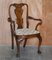 Victorian Walnut Shepherd's Crook Dining Chairs with Claw & Ball Feet, 1880s, Set of 6 15