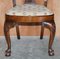 Victorian Walnut Shepherd's Crook Dining Chairs with Claw & Ball Feet, 1880s, Set of 6 4