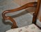 Victorian Walnut Shepherd's Crook Dining Chairs with Claw & Ball Feet, 1880s, Set of 6, Image 19