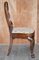 Victorian Walnut Shepherd's Crook Dining Chairs with Claw & Ball Feet, 1880s, Set of 6, Image 12