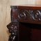 Hand Carved Bookcase in Hardwood with Herm Statues, 1900s 7