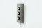 Large Brushed Steel Wall Light, 1960s, Image 5