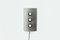 Large Brushed Steel Wall Light, 1960s, Image 1