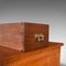 Edwardianischer englischer Nussholz Schrank oder Raucher Schrank 9