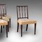 English Sheraton Style Embroidered Dining Chairs, 1780s, Set of 4 2