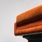 Armchairs and Velvet Poufs, 1970s, Set of 3, Image 8