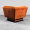 Sessel und Poufs aus Samt, 1970er, 3er Set 3