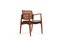 Captain's Chair in Teak and Cane by Erik Buch for Ørum, 1950s 2