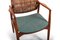 Captain's Chair in Teak and Cane by Erik Buch for Ørum, 1950s 12