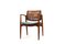 Captain's Chair in Teak and Cane by Erik Buch for Ørum, 1950s 1