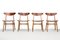 CH30 Dining Chairs by Hans J. Wegner for Carl Hansen, 1950s, Set of 4 1