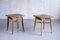 Tables d'Appoint Style Reconstruction, France, 1950s, Set de 2 1